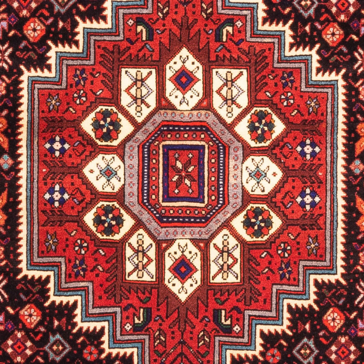 Alfombra persa - Nómada - 152 x 100 cm - rojo