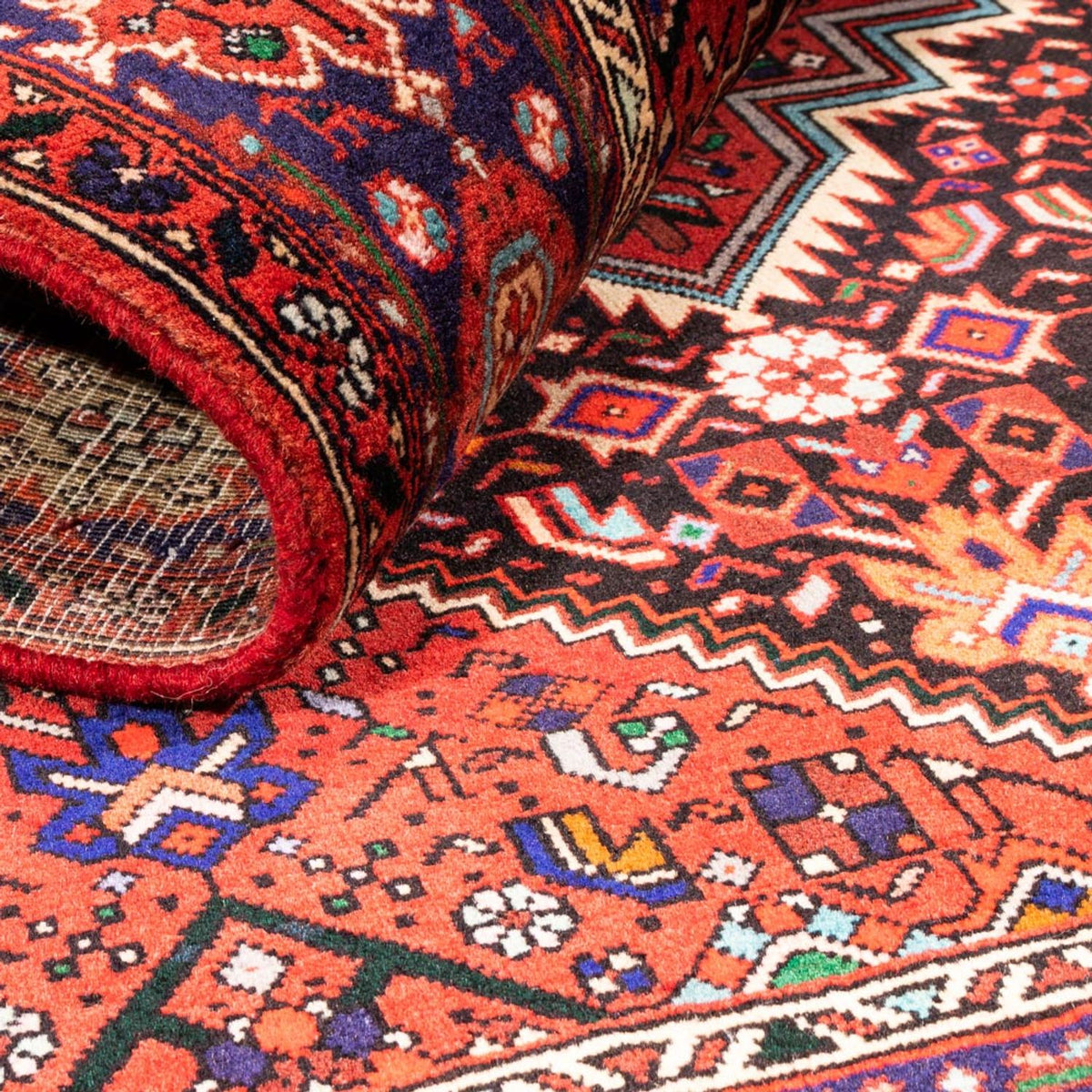 Alfombra persa - Nómada - 152 x 100 cm - rojo