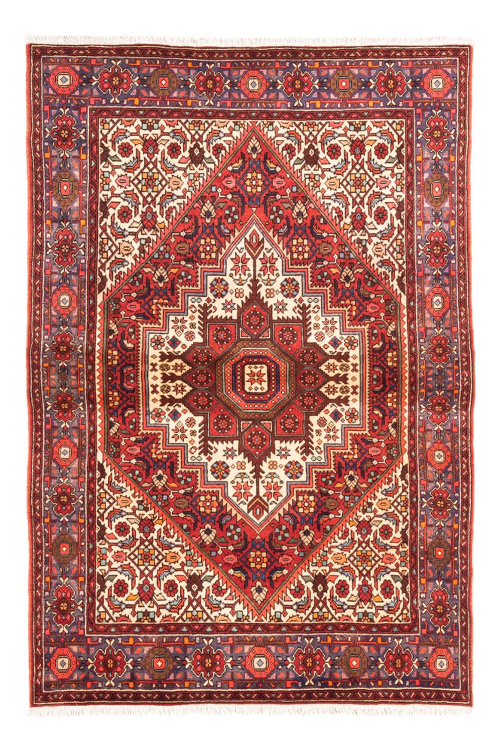 Alfombra persa - Nómada - 147 x 98 cm - beige