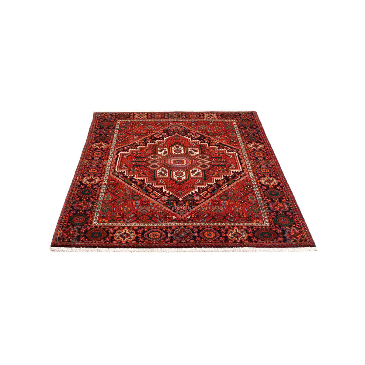 Alfombra persa - Nómada - 143 x 104 cm - rojo