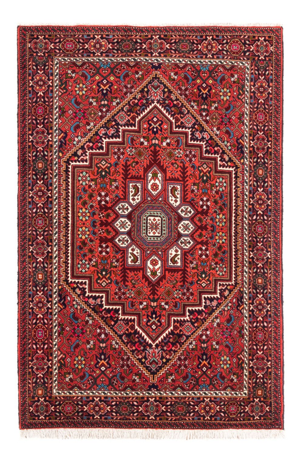 Alfombra persa - Nómada - 150 x 100 cm - rojo