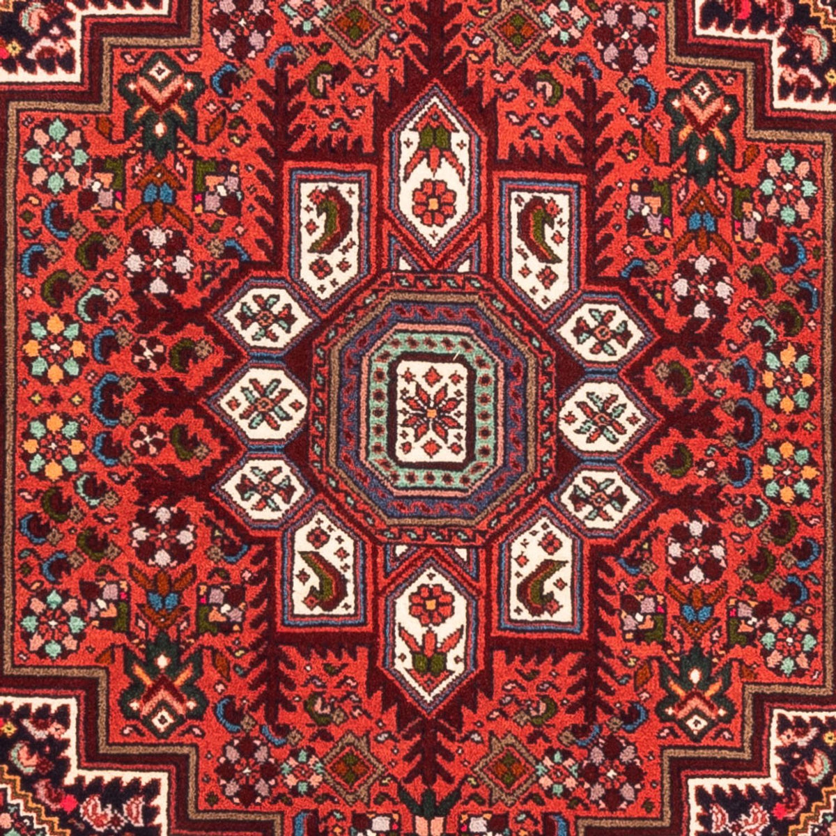 Alfombra persa - Nómada - 150 x 100 cm - rojo