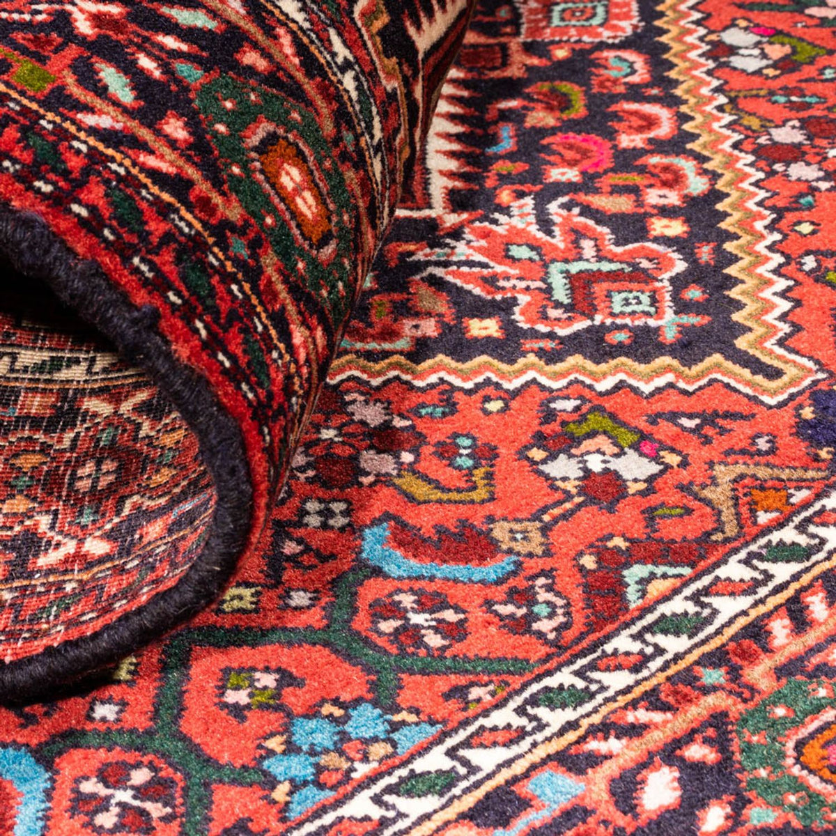Alfombra persa - Nómada - 150 x 100 cm - rojo