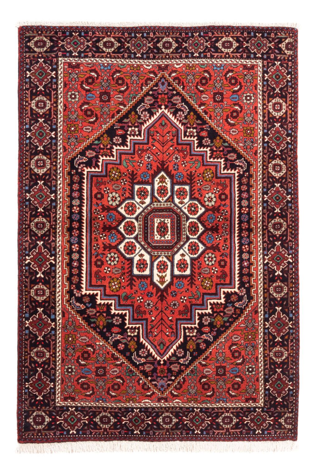 Alfombra persa - Nómada - 145 x 100 cm - rojo