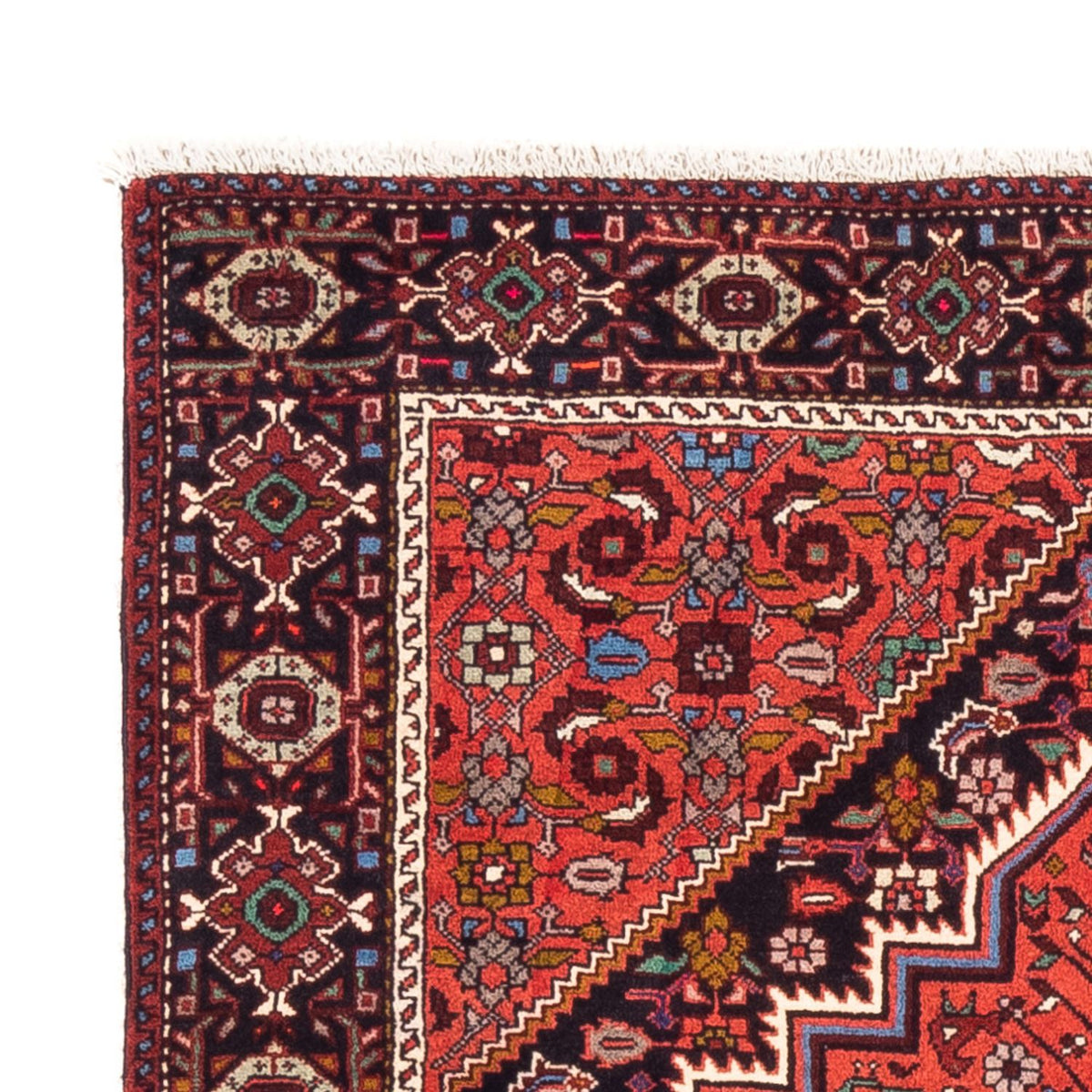 Alfombra persa - Nómada - 145 x 100 cm - rojo