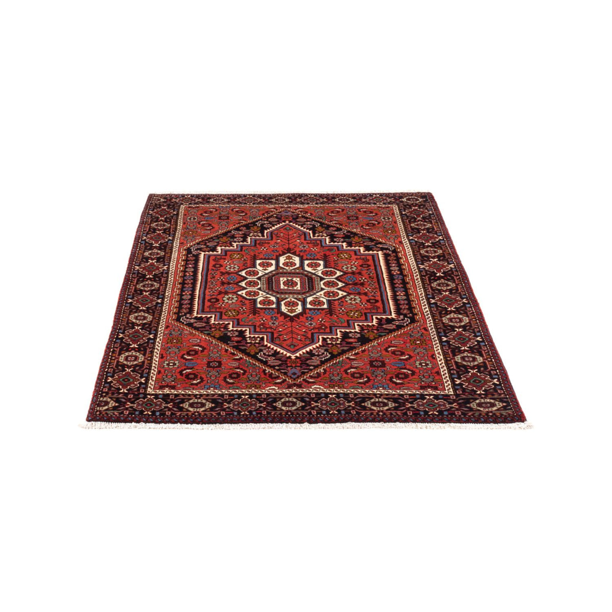 Alfombra persa - Nómada - 145 x 100 cm - rojo