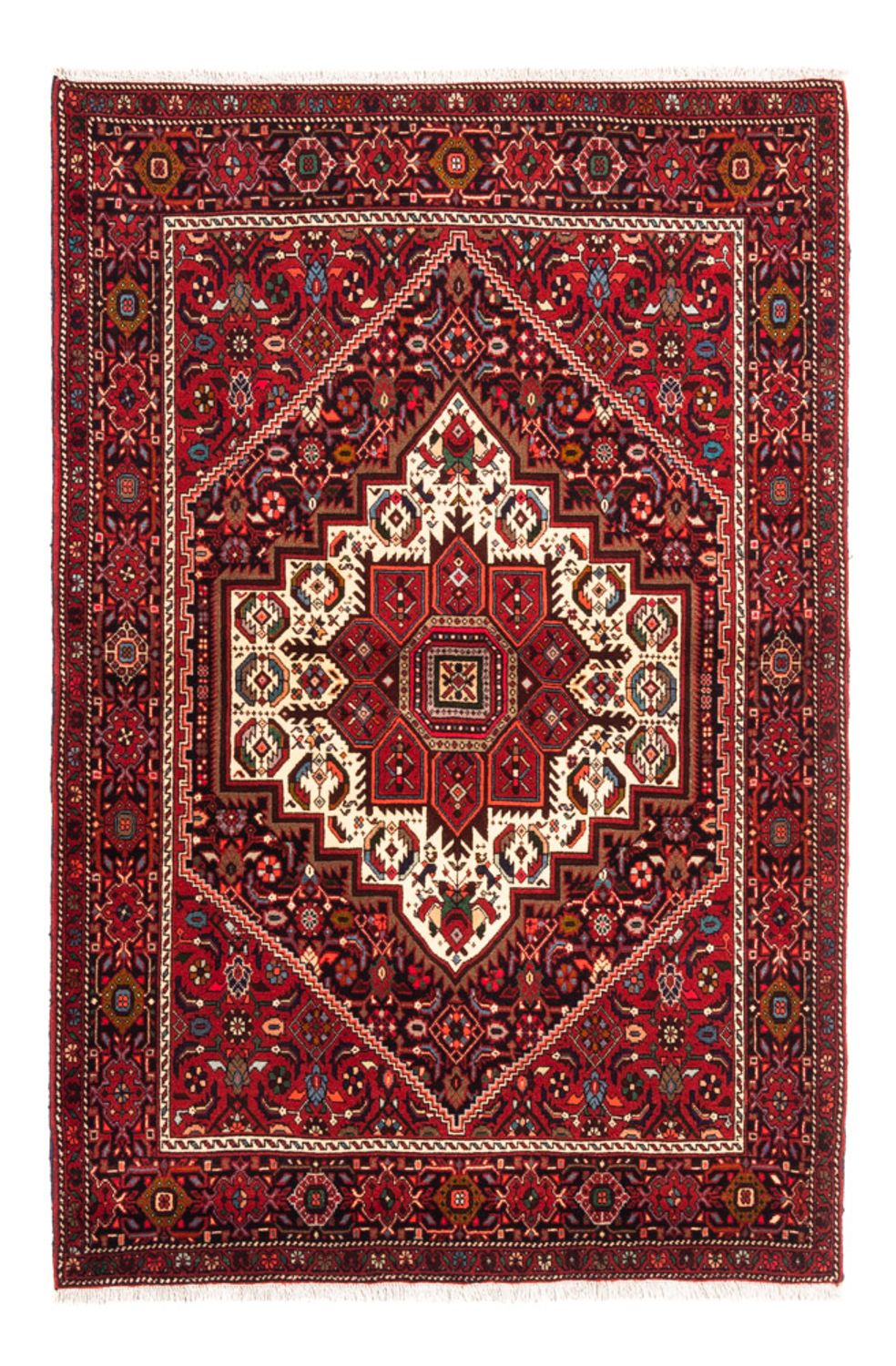 Alfombra persa - Nómada - 158 x 103 cm - rojo