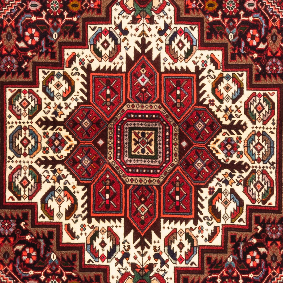 Alfombra persa - Nómada - 158 x 103 cm - rojo