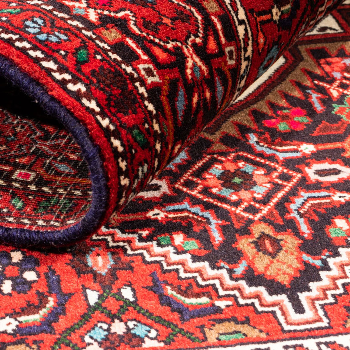 Alfombra persa - Nómada - 158 x 103 cm - rojo