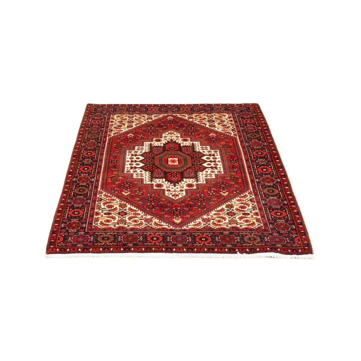 Alfombra persa - Nómada - 143 x 100 cm - rojo