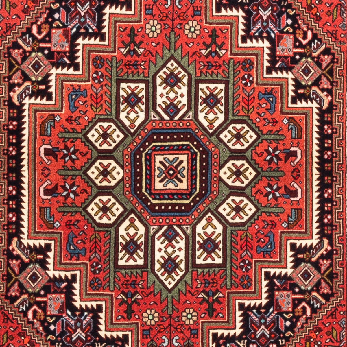 Alfombra persa - Nómada - 152 x 100 cm - rojo