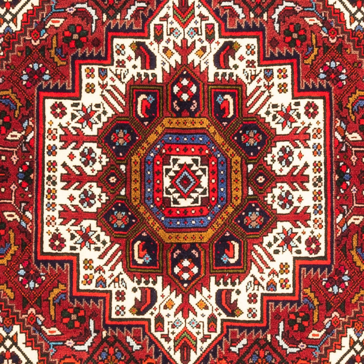 Alfombra persa - Nómada - 147 x 97 cm - rojo