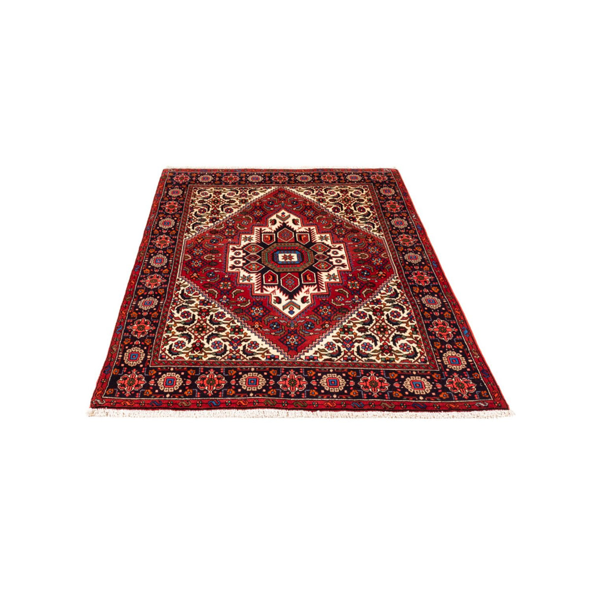 Alfombra persa - Nómada - 148 x 100 cm - rojo