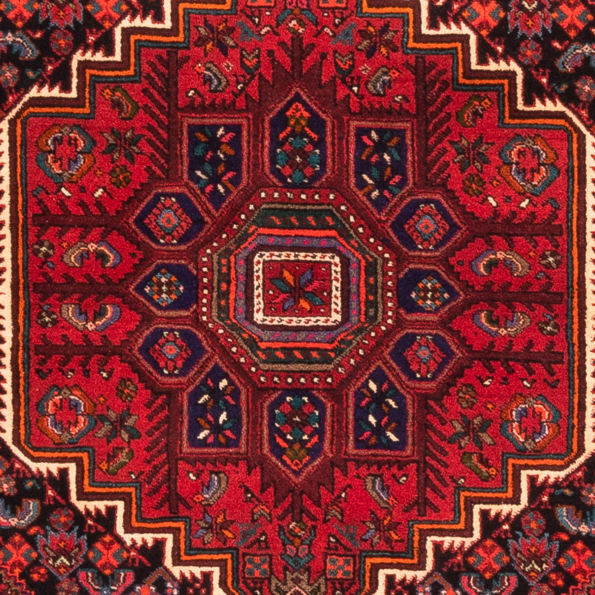 Alfombra persa - Nómada - 155 x 97 cm - rojo