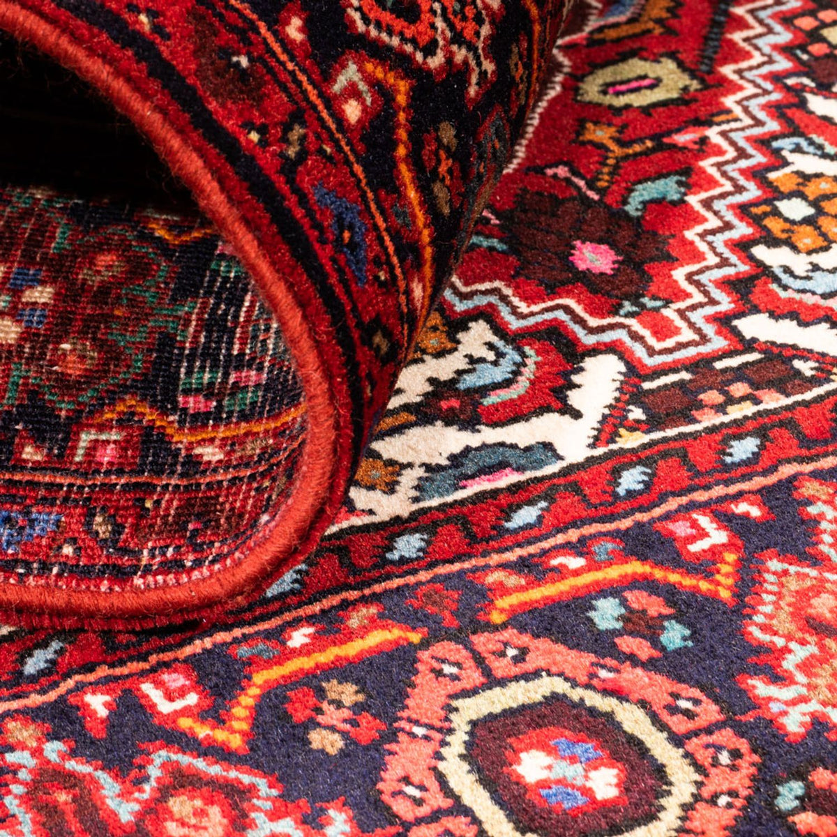 Alfombra persa - Nómada - 150 x 102 cm - rojo