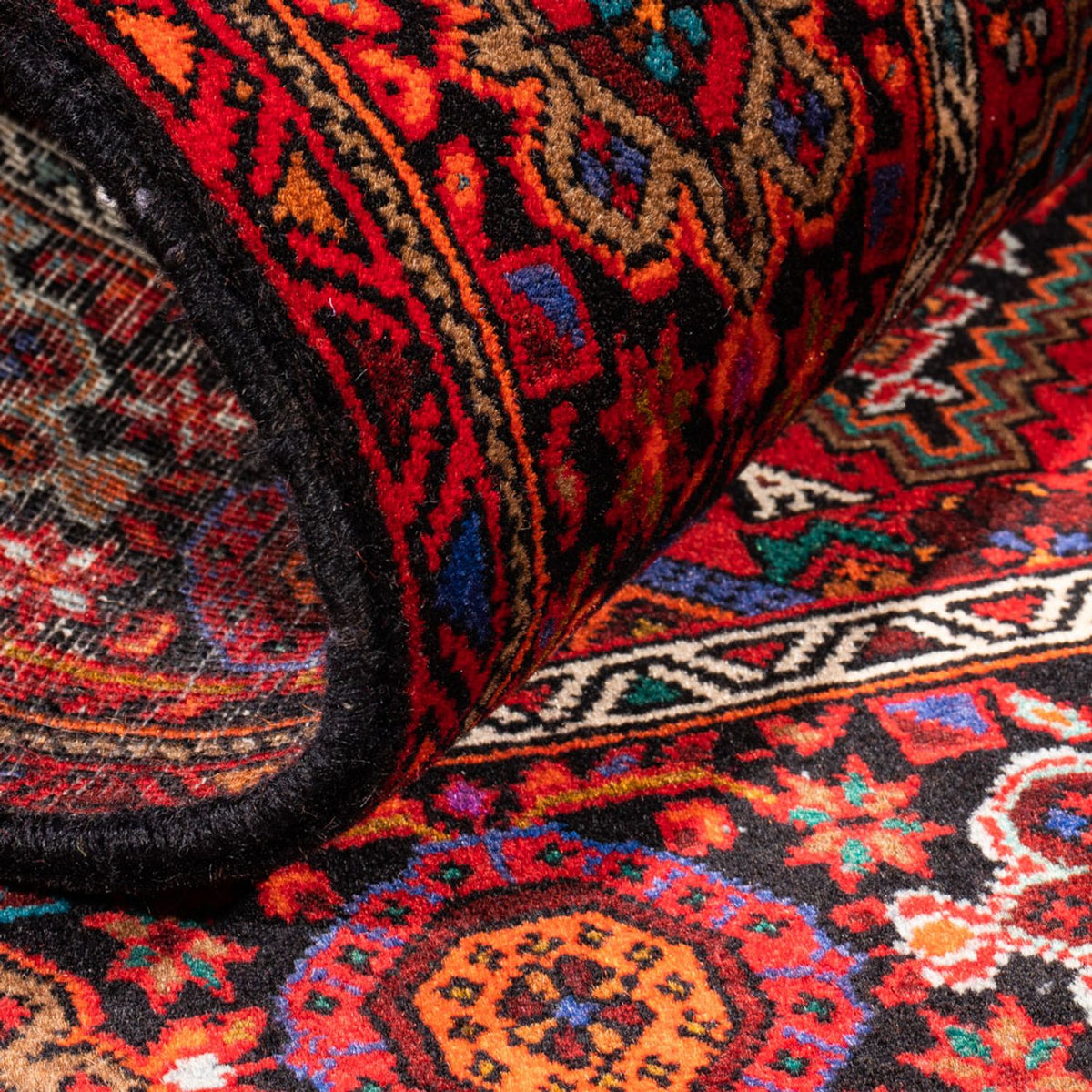 Alfombra persa - Nómada - 150 x 101 cm - rojo
