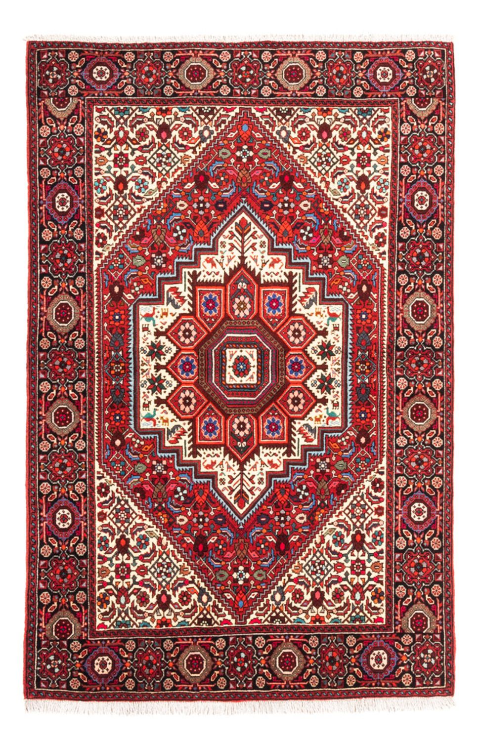 Alfombra persa - Nómada - 153 x 101 cm - rojo