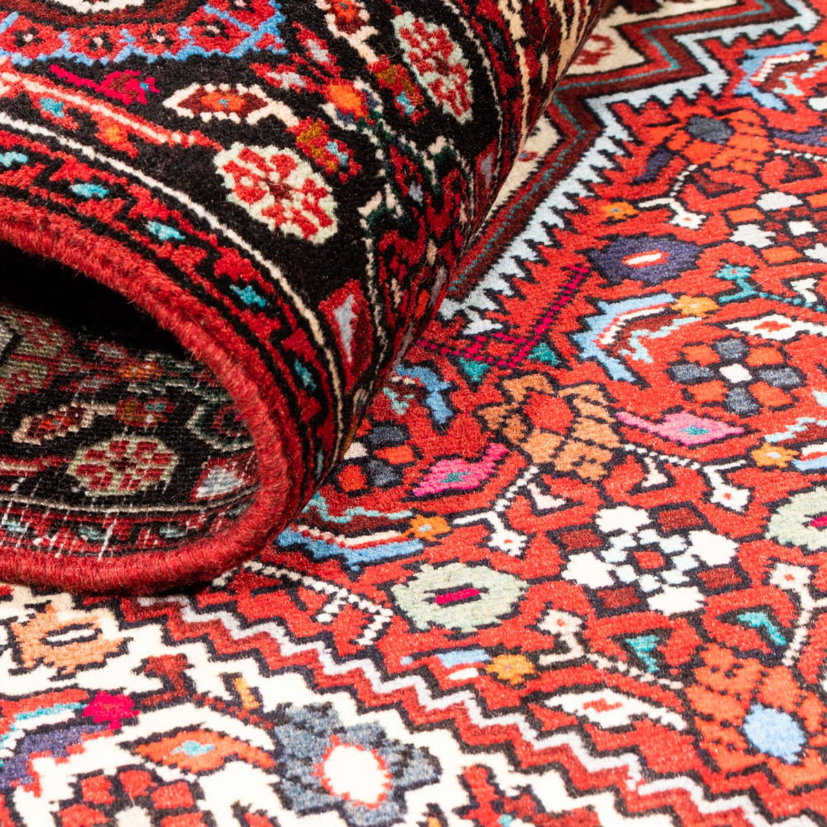 Alfombra persa - Nómada - 153 x 101 cm - rojo