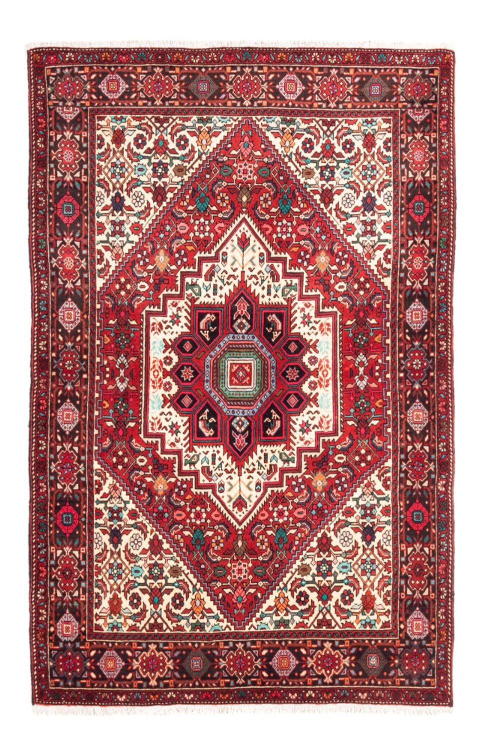Alfombra persa - Nómada - 152 x 102 cm - rojo