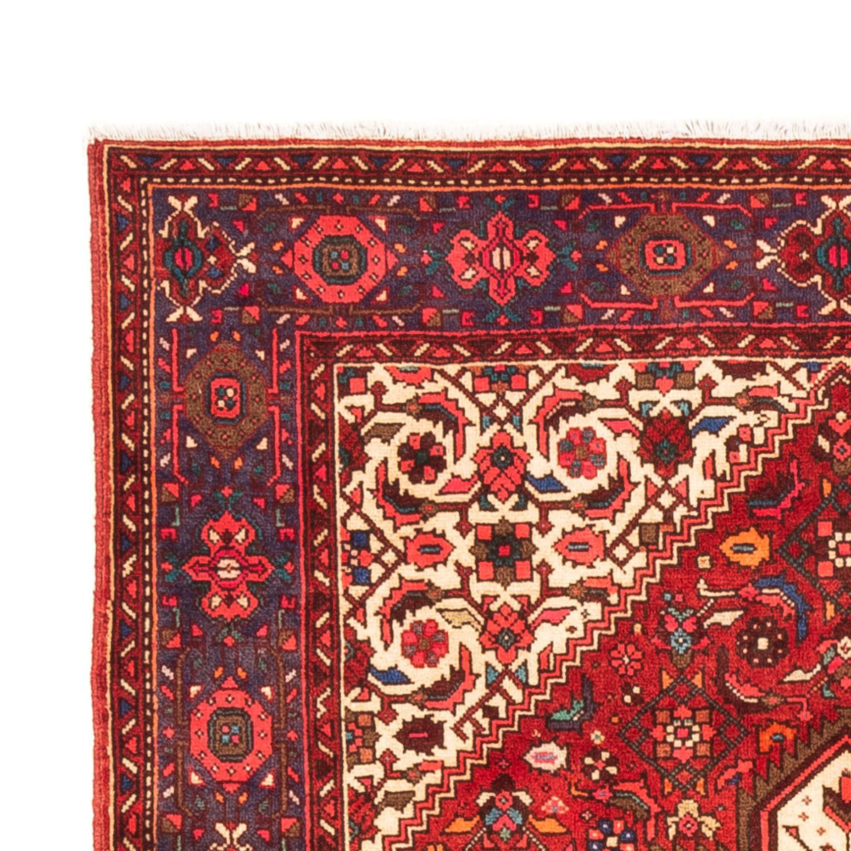 Alfombra persa - Nómada - 146 x 100 cm - rojo