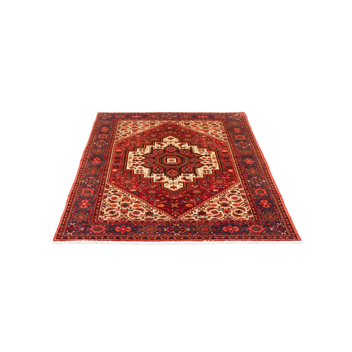Alfombra persa - Nómada - 146 x 100 cm - rojo
