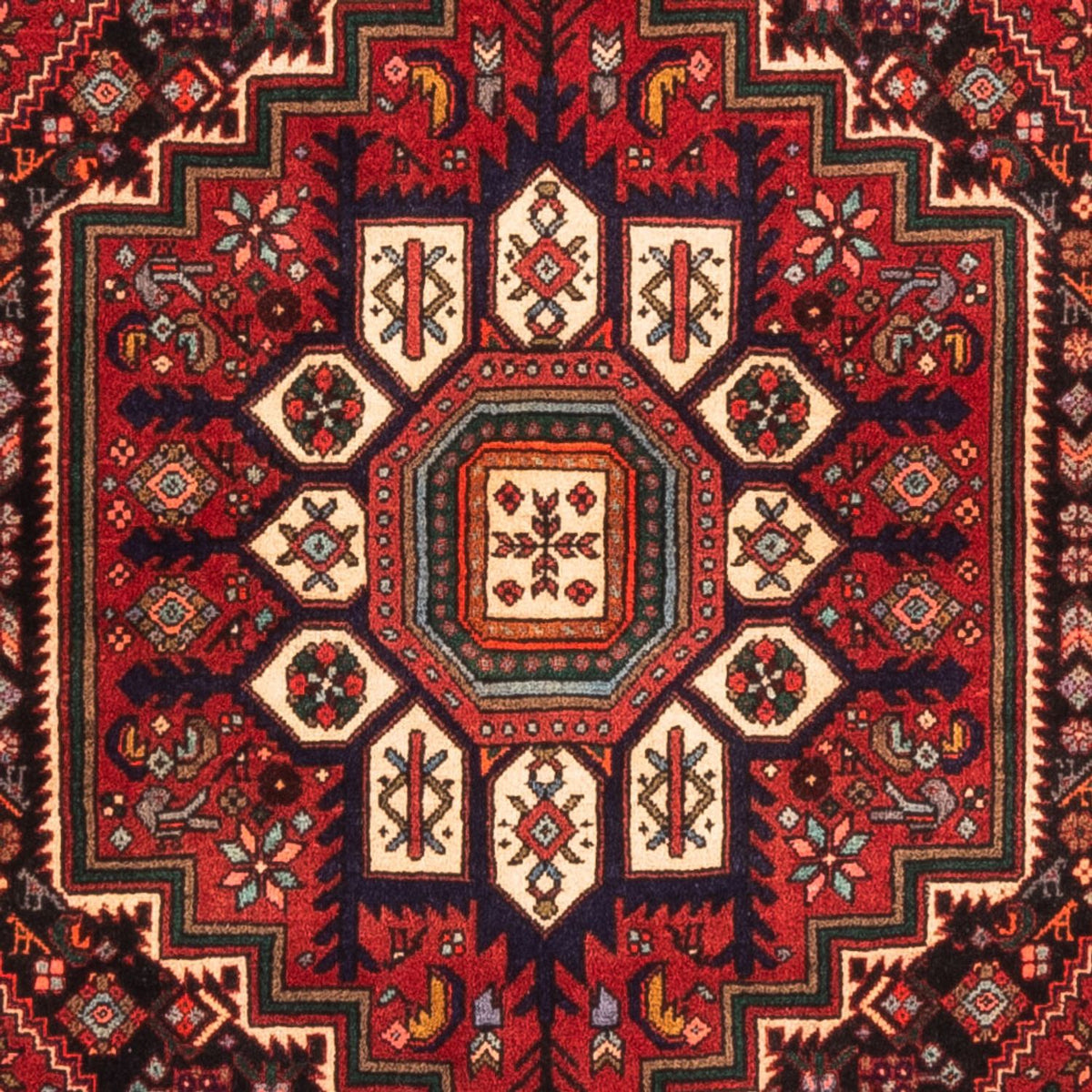Alfombra persa - Nómada - 152 x 100 cm - rojo