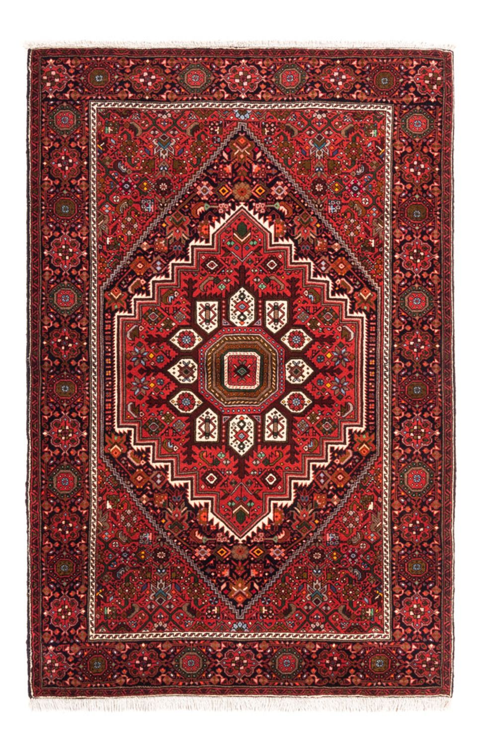 Alfombra persa - Nómada - 155 x 103 cm - rojo