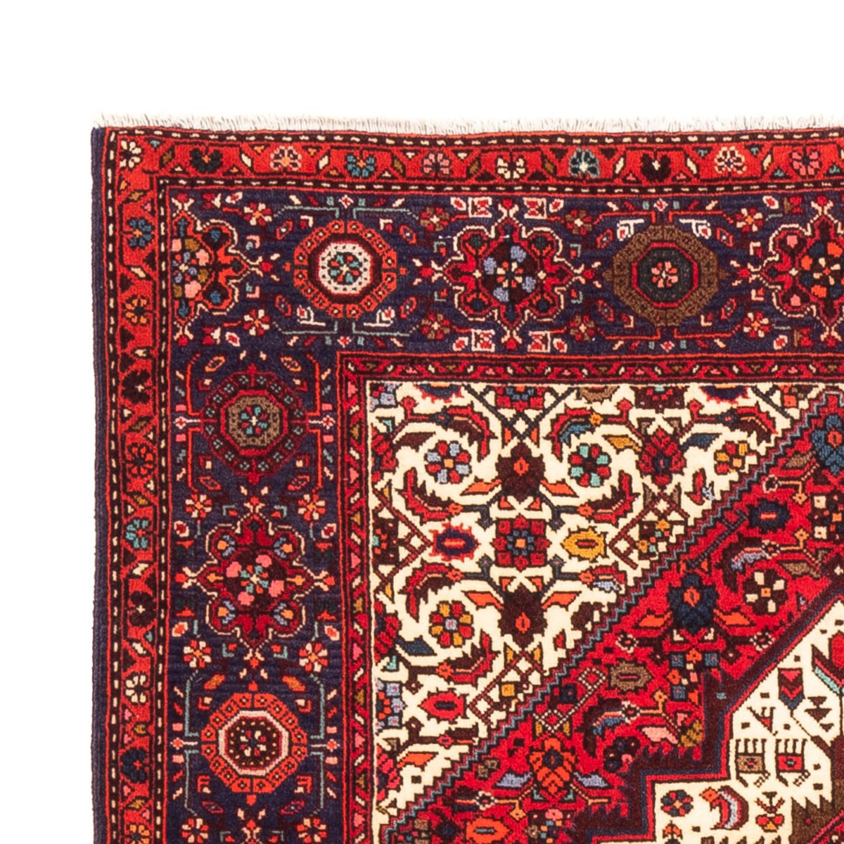 Alfombra persa - Nómada - 142 x 102 cm - rojo