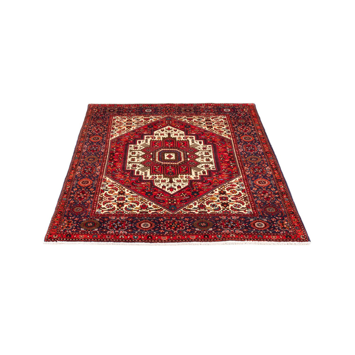 Alfombra persa - Nómada - 142 x 102 cm - rojo