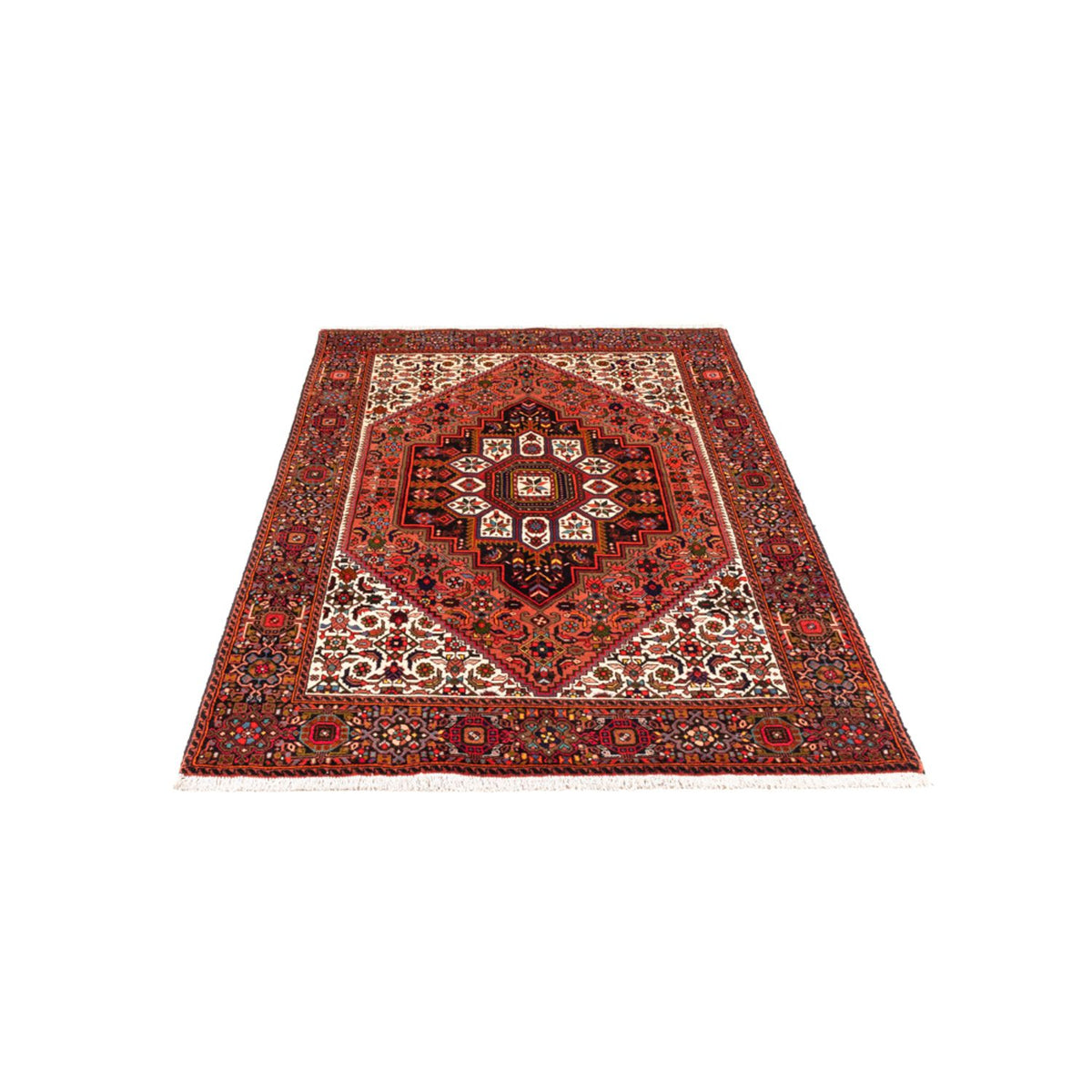 Alfombra persa - Nómada - 146 x 100 cm - rojo