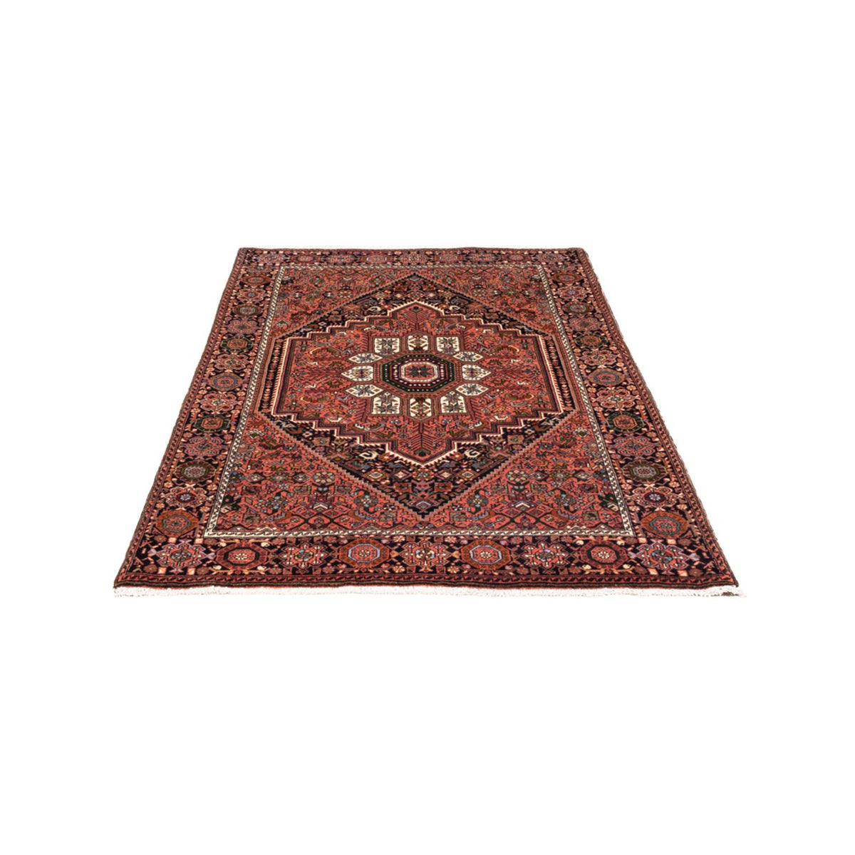 Alfombra persa - Nómada - 147 x 100 cm - rojo