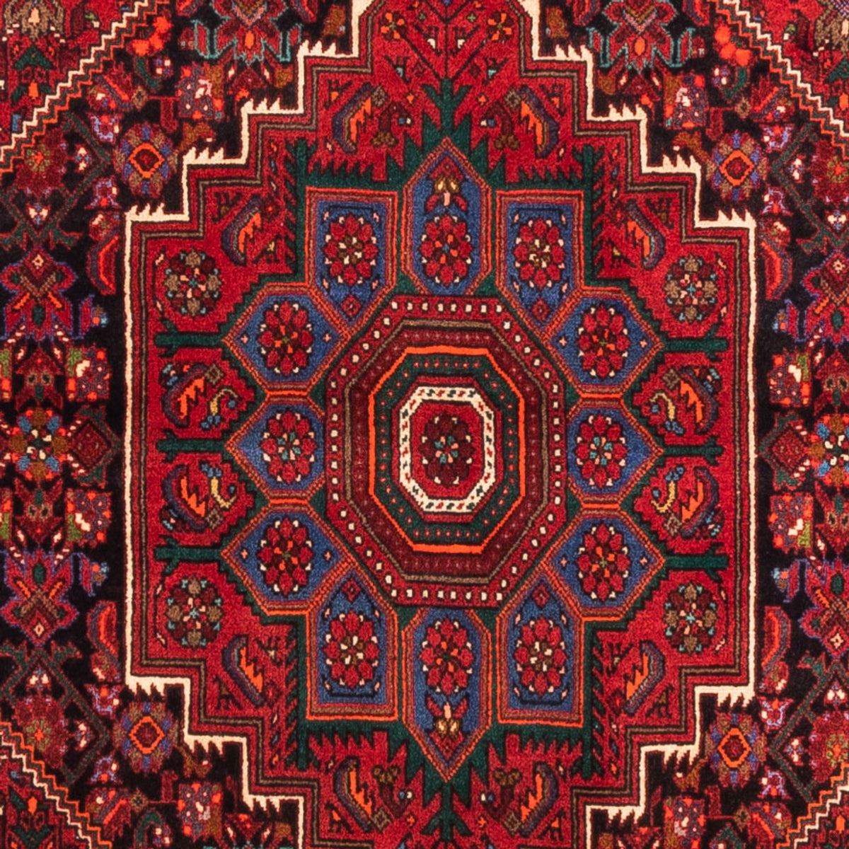 Alfombra persa - Nómada - 155 x 102 cm - rojo
