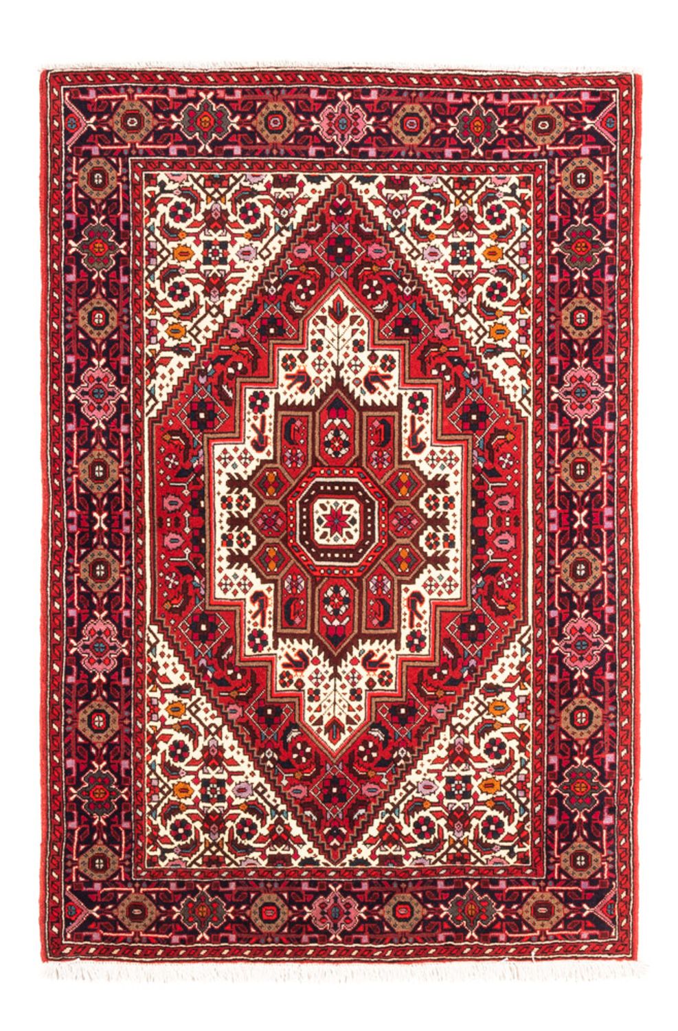 Alfombra persa - Nómada - 148 x 98 cm - rojo