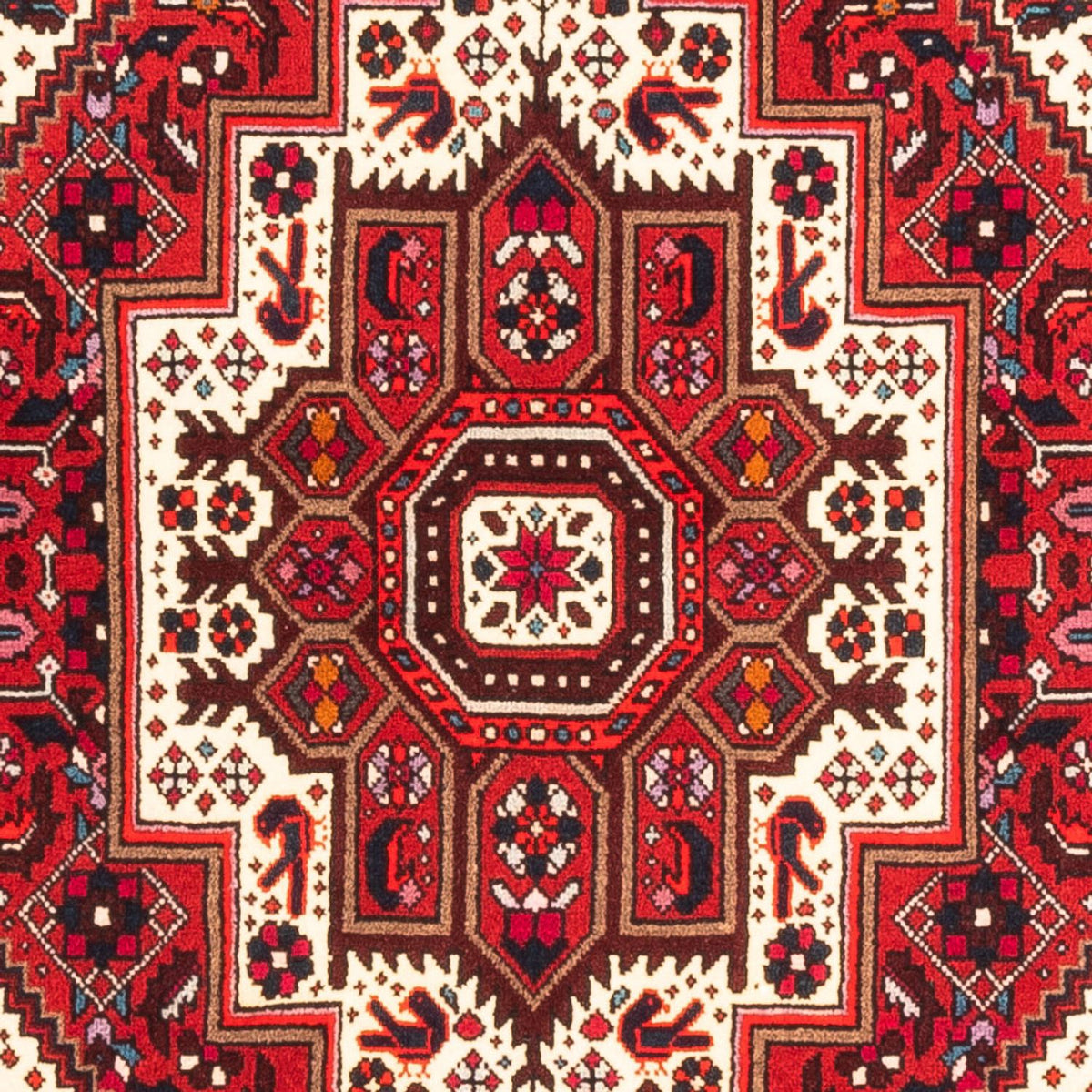 Alfombra persa - Nómada - 148 x 98 cm - rojo