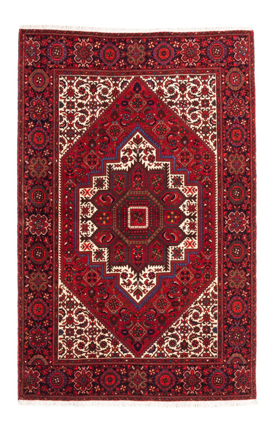 Alfombra persa - Nómada - 156 x 103 cm - rojo
