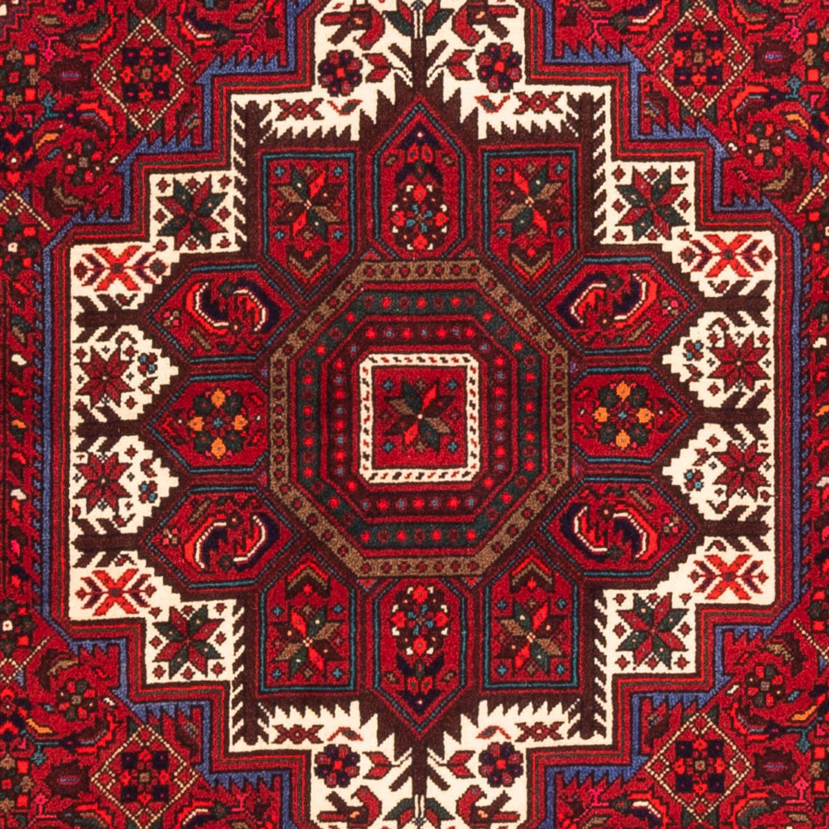 Alfombra persa - Nómada - 156 x 103 cm - rojo