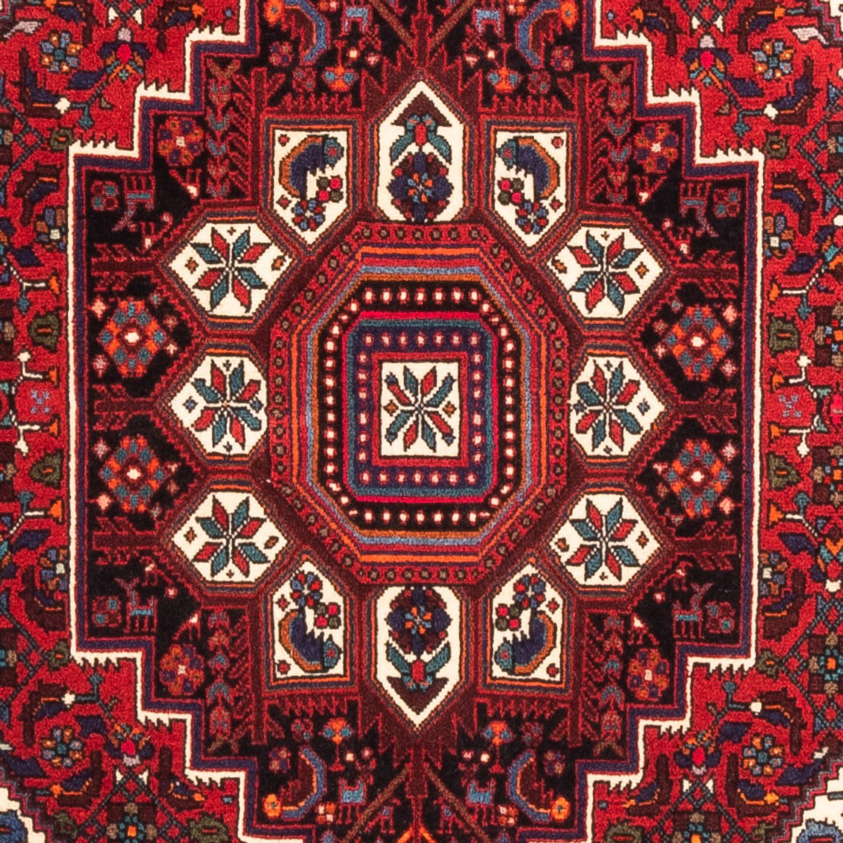 Alfombra persa - Nómada - 155 x 100 cm - rojo