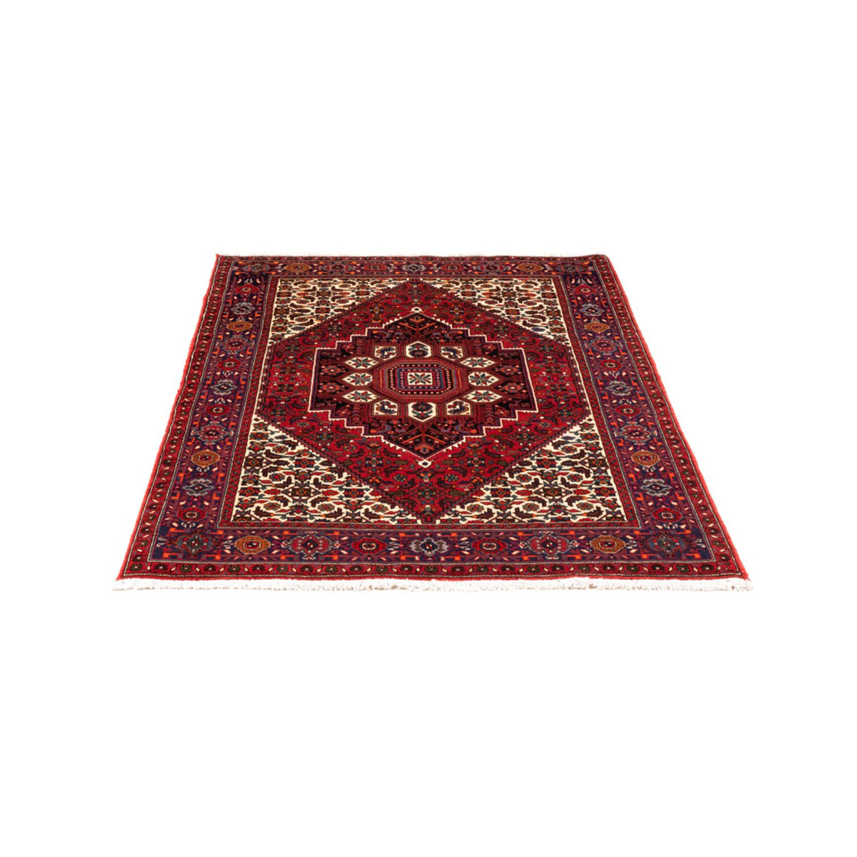 Alfombra persa - Nómada - 155 x 100 cm - rojo