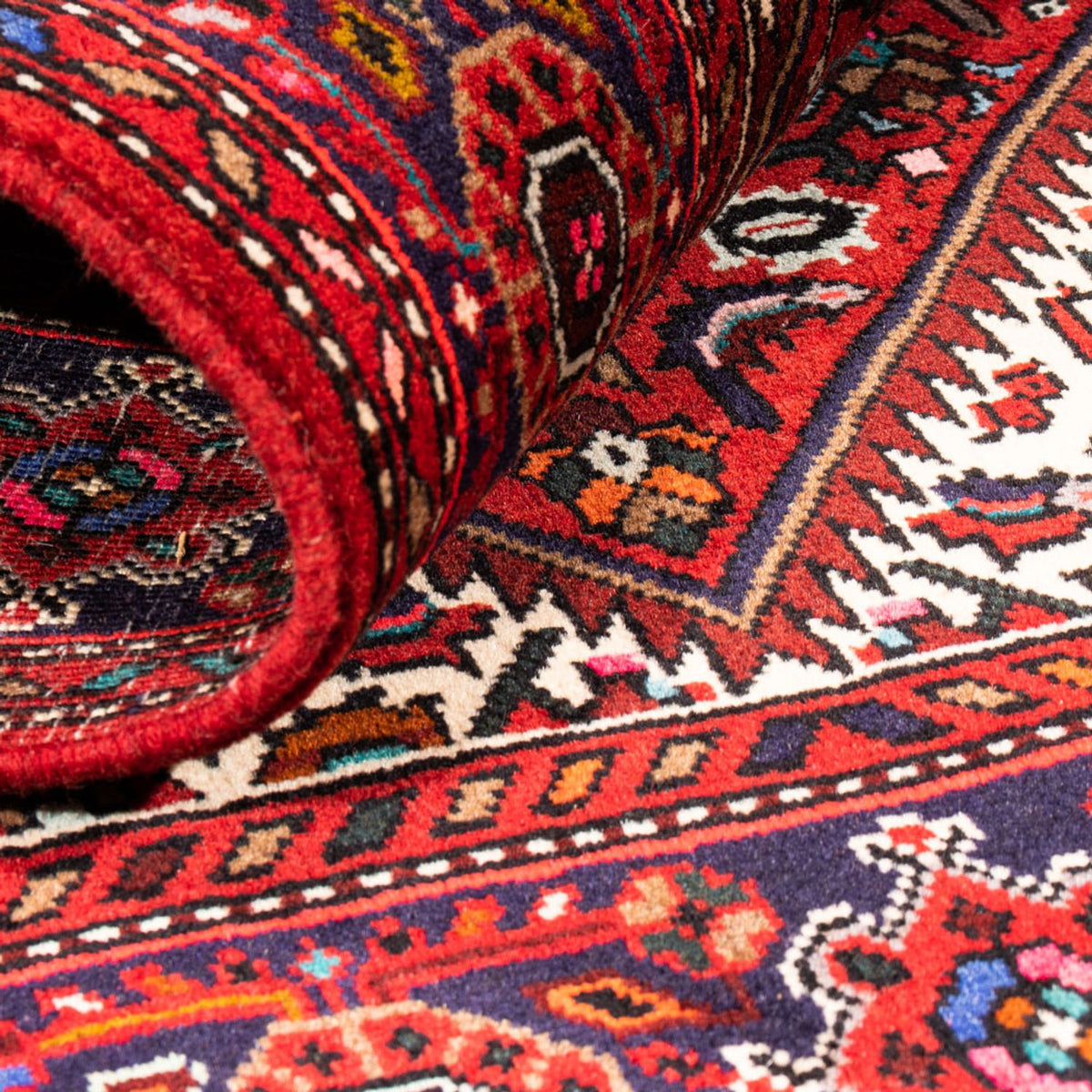 Alfombra persa - Nómada - 152 x 100 cm - rojo