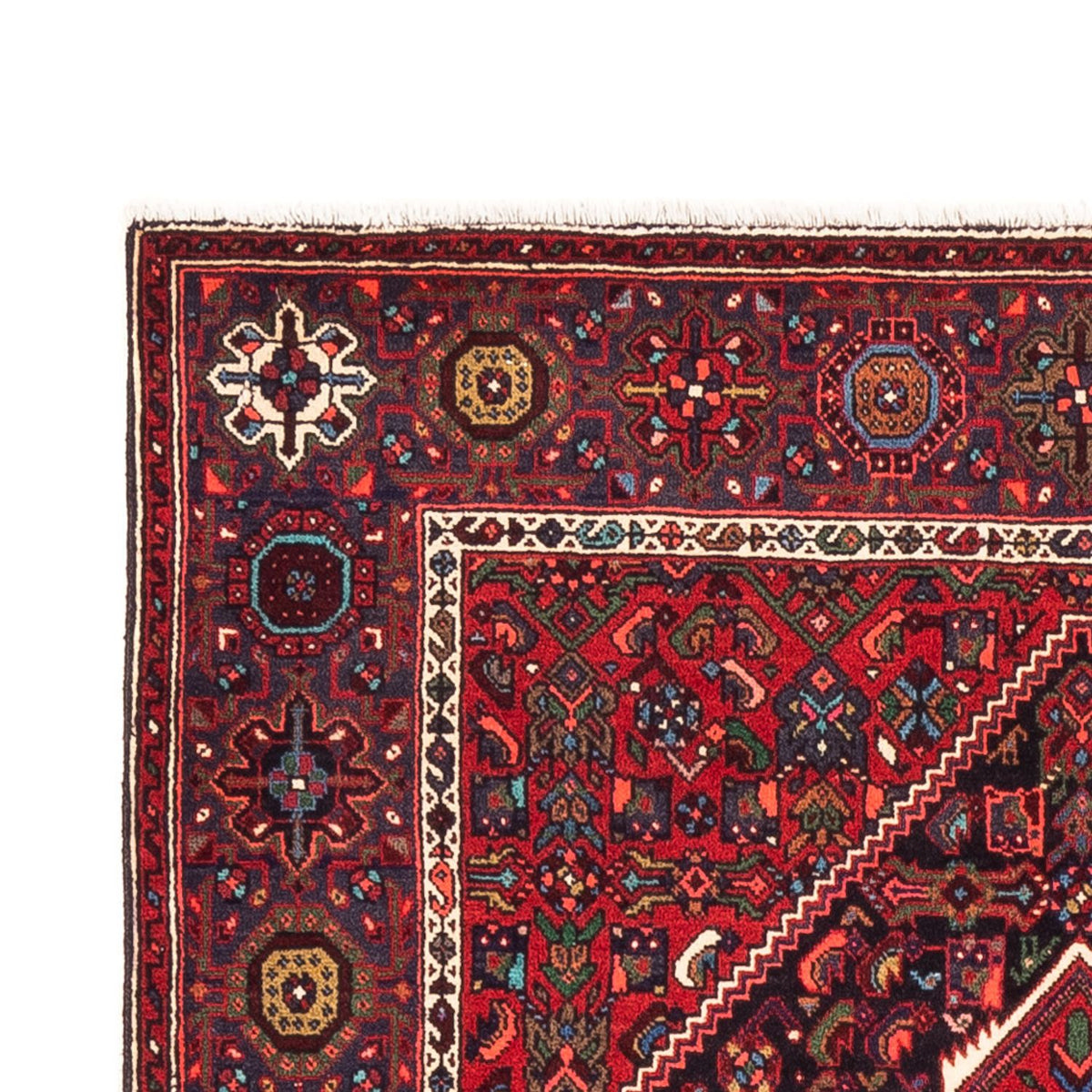 Alfombra persa - Nómada - 150 x 102 cm - rojo