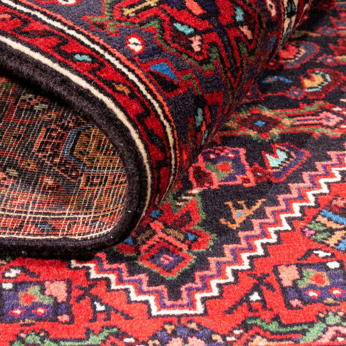 Alfombra persa - Nómada - 150 x 102 cm - rojo