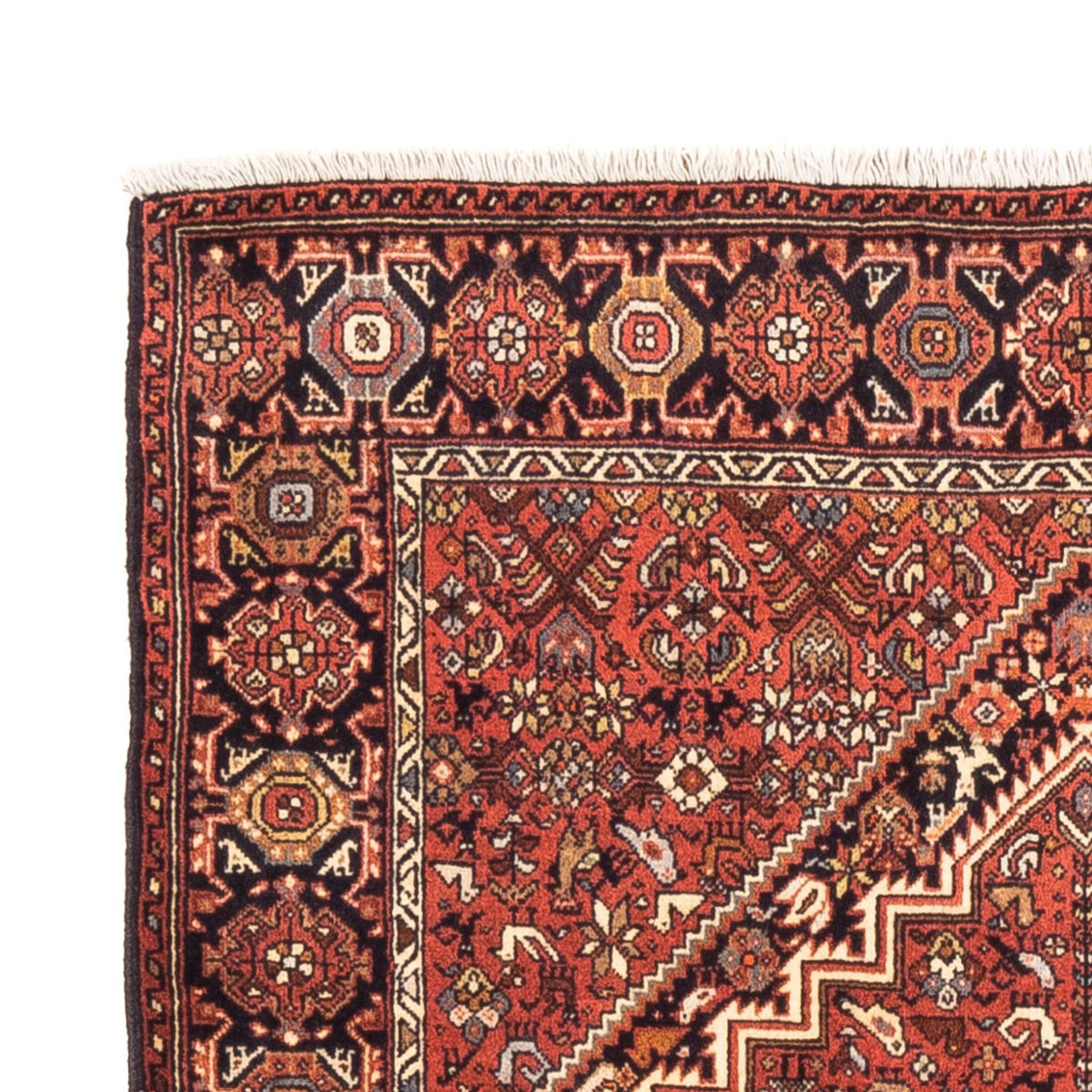 Alfombra persa - Nómada - 143 x 103 cm - rojo