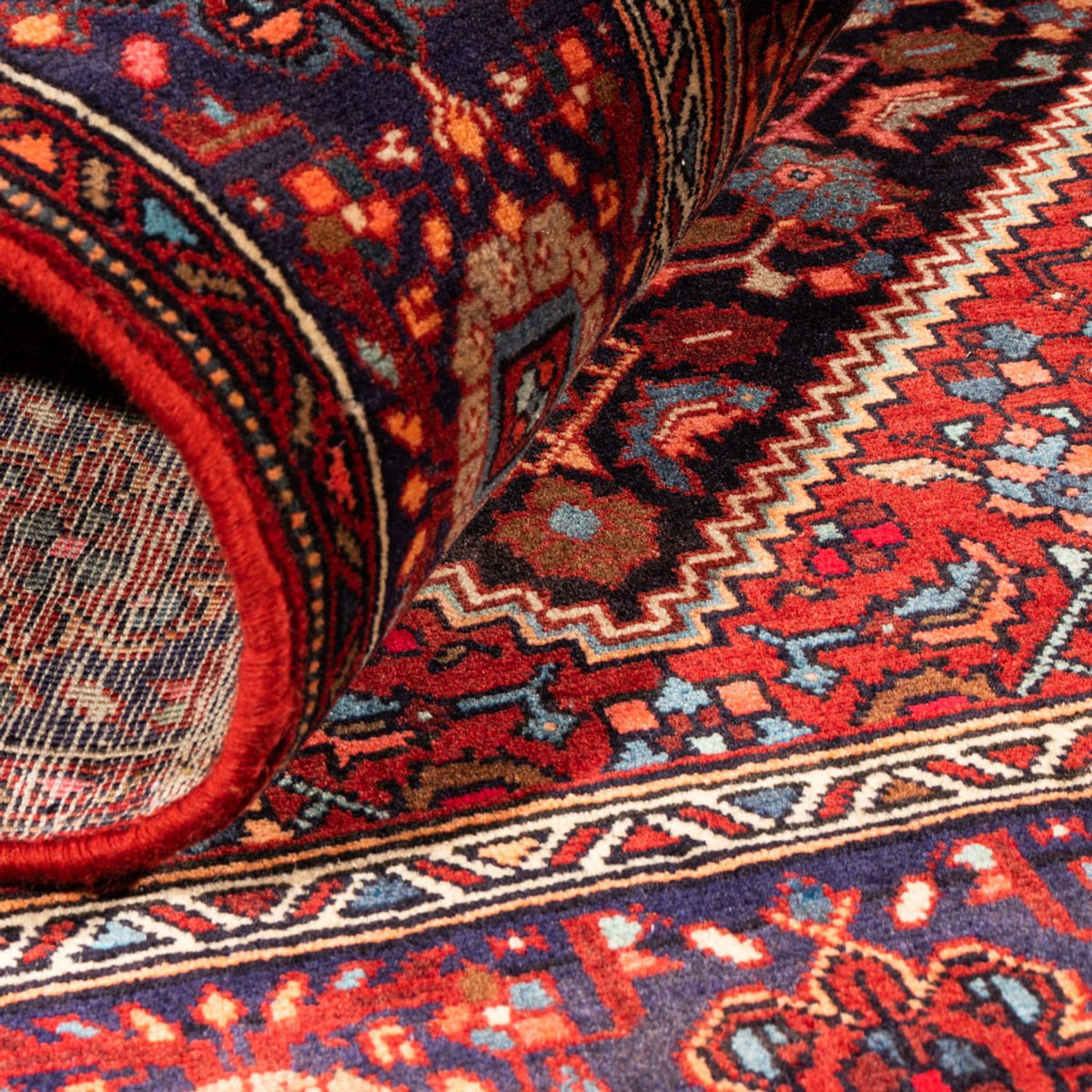 Alfombra persa - Nómada - 154 x 103 cm - rojo