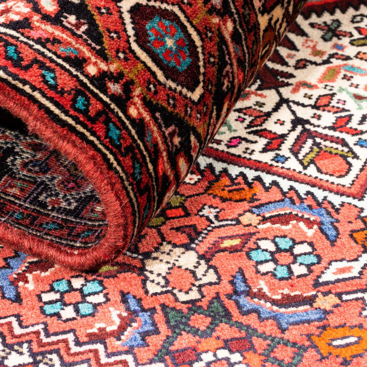 Alfombra persa - Nómada - 166 x 104 cm - rojo
