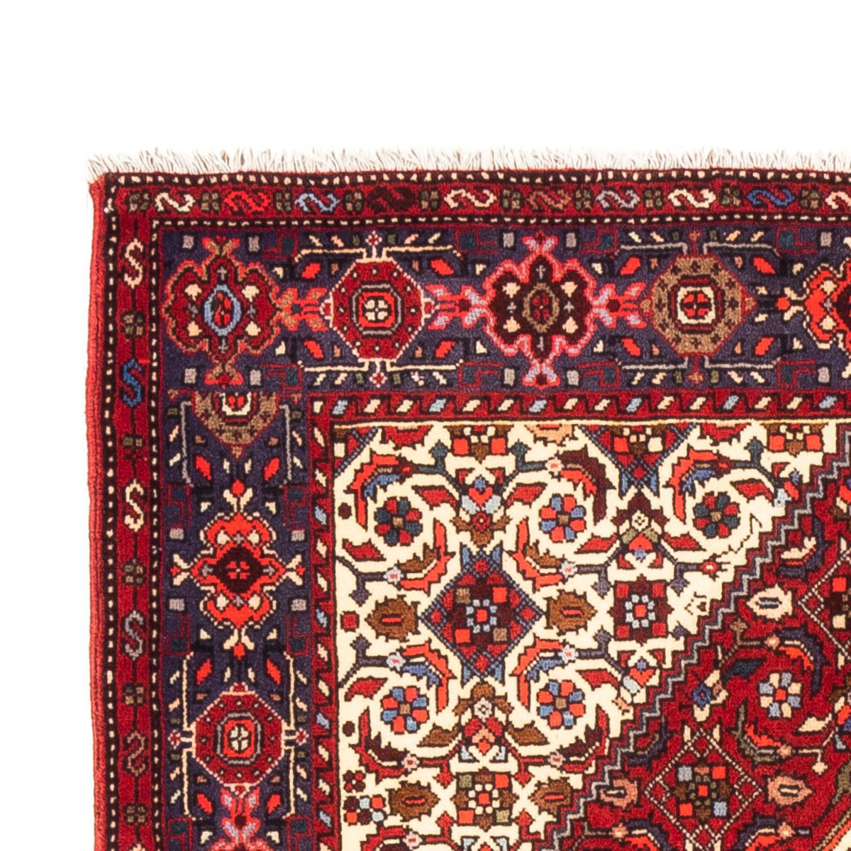 Alfombra persa - Nómada - 155 x 100 cm - rojo
