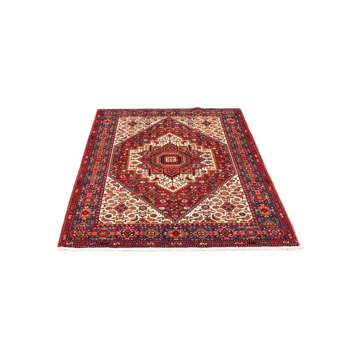Alfombra persa - Nómada - 155 x 100 cm - rojo