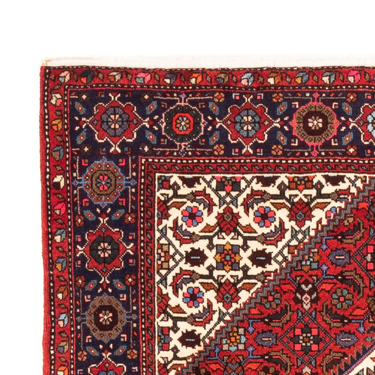 Alfombra persa - Nómada - 147 x 100 cm - rojo