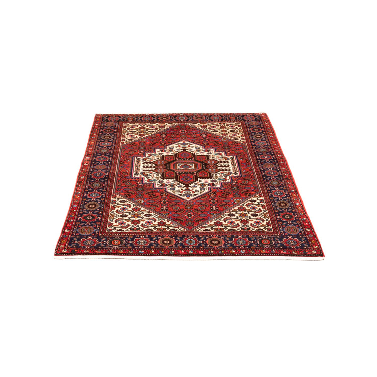 Alfombra persa - Nómada - 147 x 100 cm - rojo