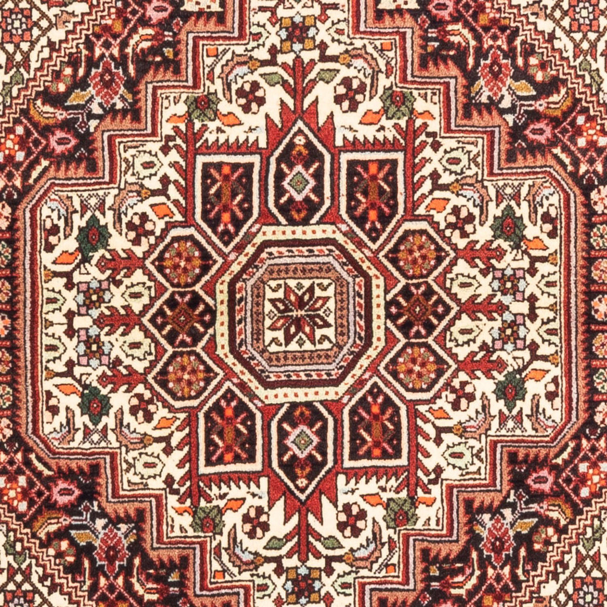 Alfombra persa - Nómada - 155 x 106 cm - crema
