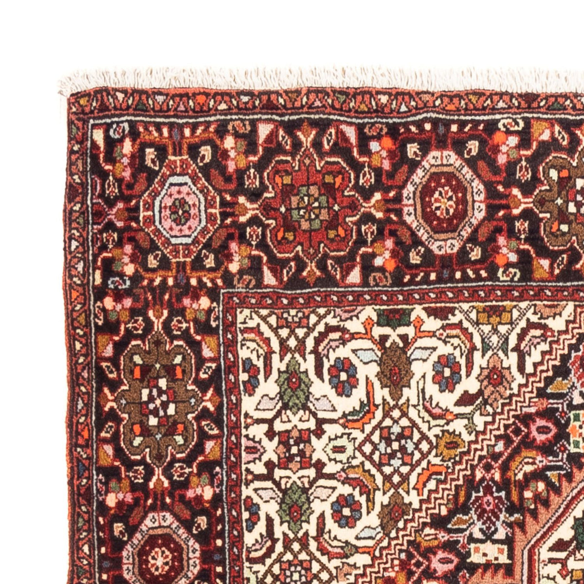 Alfombra persa - Nómada - 155 x 106 cm - crema